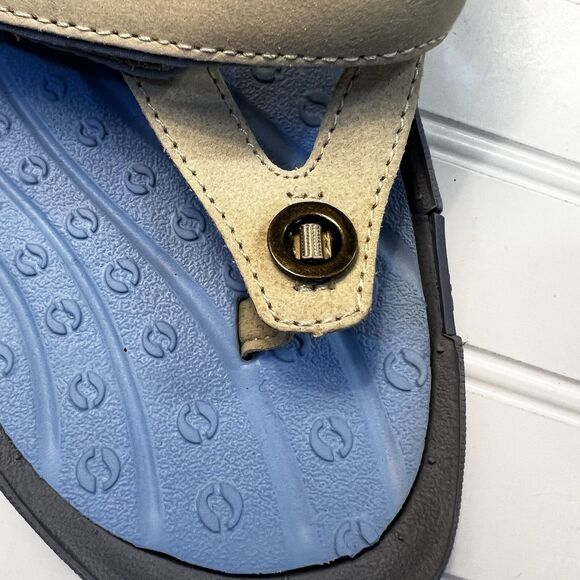 Crocs BITE Size 9 Flip Flops Adjustable Sandal ortho sport removeable insole - Picture 4 of 8